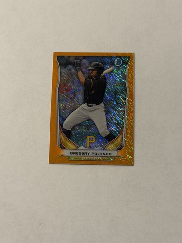 2014 bowman chrome orange - chrome, wave